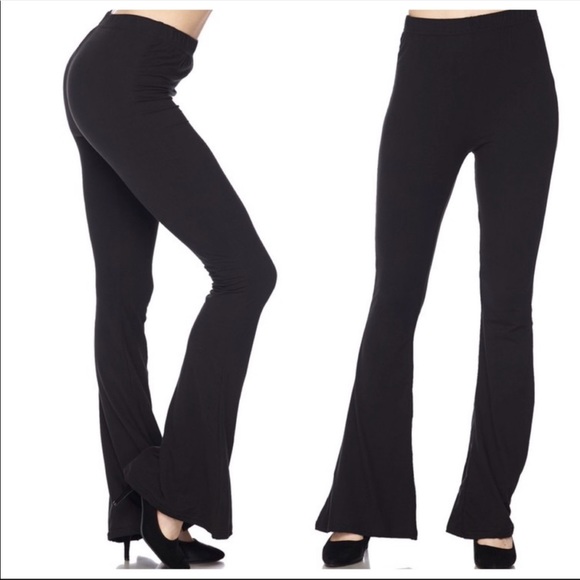 ✨LAST ONE✨BLACK CHIC BEST SELLING BELL FLARE PANTS - Picture 4 of 4